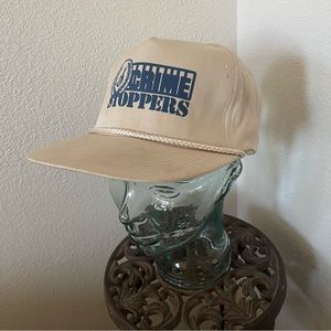 RARE Crime Stoppers 80s Vintage VTG Snapback Cap Hat